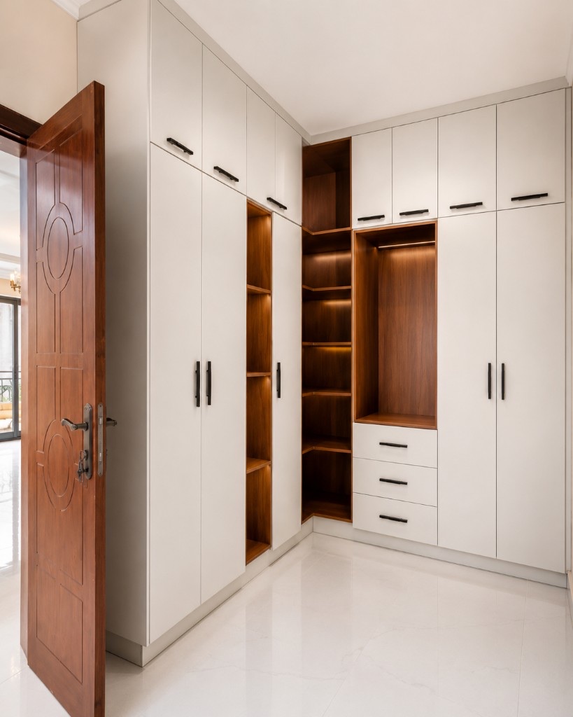 Custom wardrobe and millwork by 2:20 Woodworks, Addis Ababa